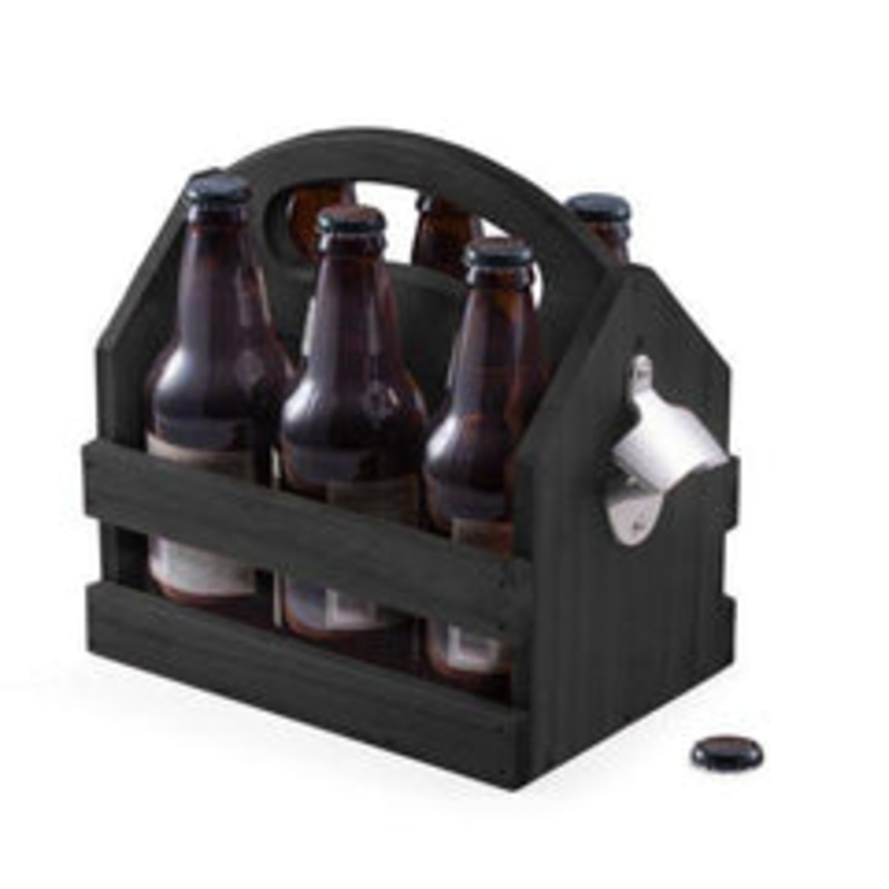 Bey Berk Bottle Caddy with Built-in Handle and Bottle Opener