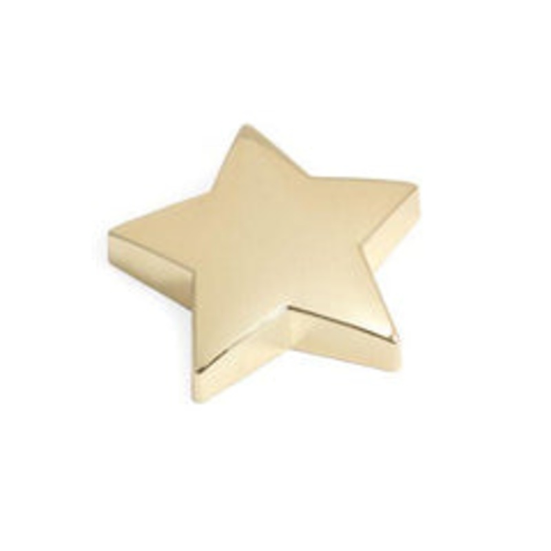 Bey Berk Gold Plated Star Paperweight