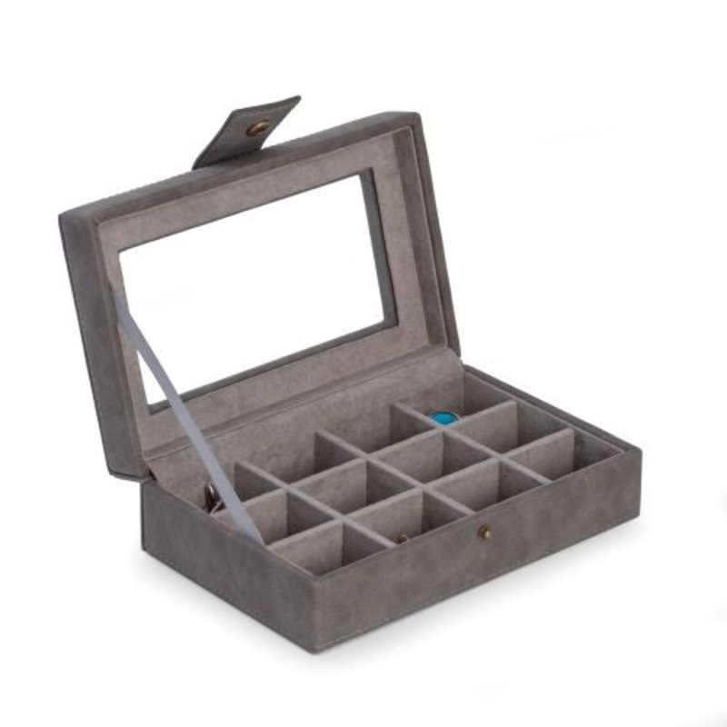 Bey Berk Gray Cufflink Storage Case