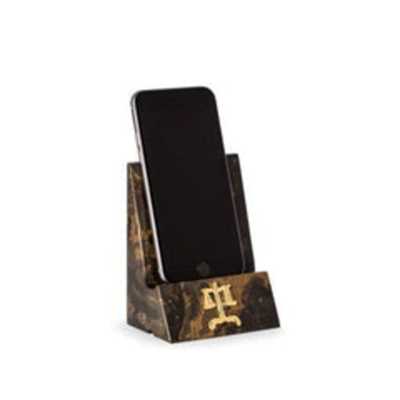 Bey Berk Legal, Tiger Eye Marble Desktop Phone/ Cradle
