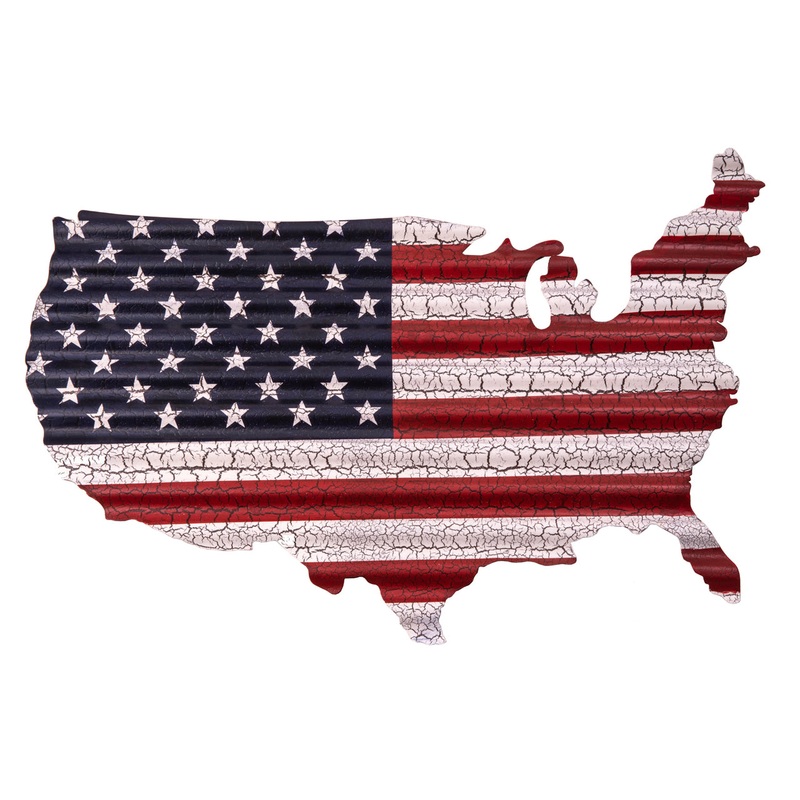 Bey Berk USA Map Metal Sign