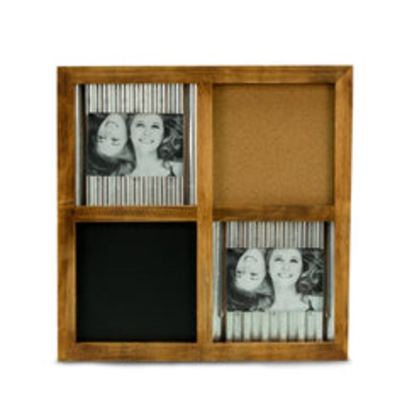 Bey Berk Wall 4×6 Frame w/ Chalkboard & Cork Board