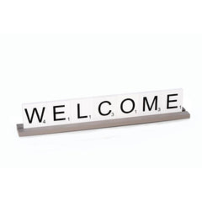 Bey Berk Welcome Letter Tile Wooden Sign