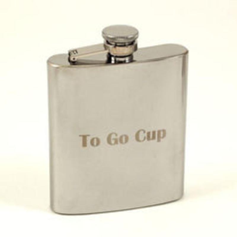 7 Oz. Stainless Steel Mirror Finish To Go Cup. Flask