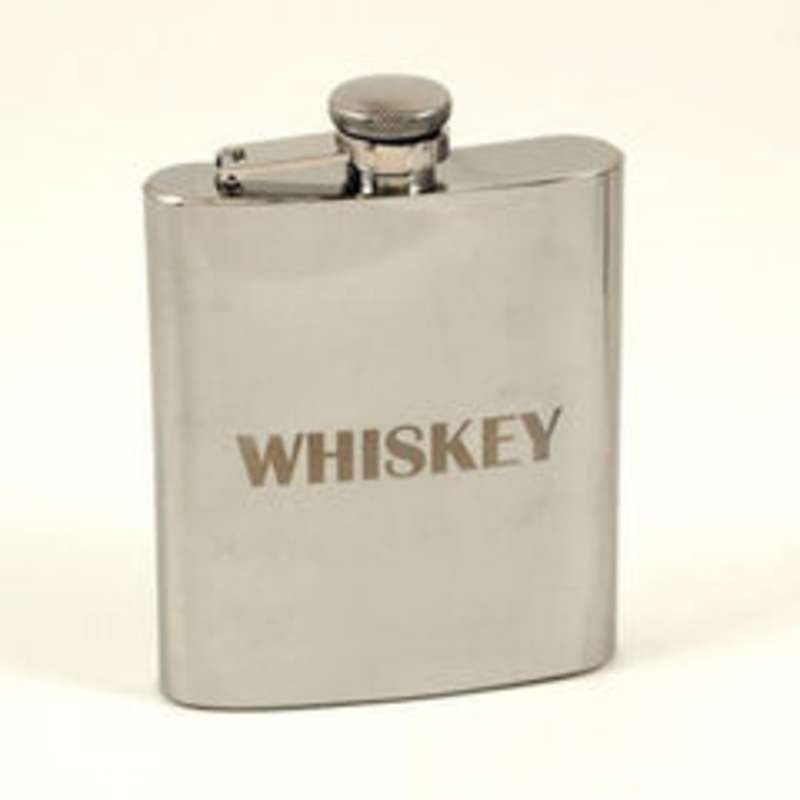 7 Oz. Stainless Steel Mirror Finish Whiskey Flask