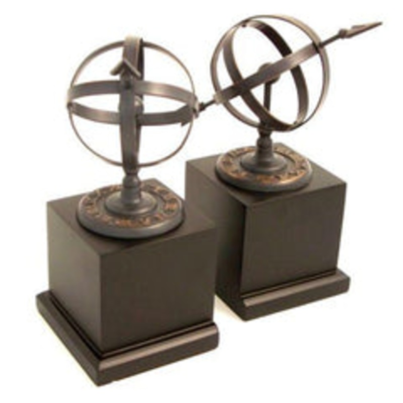 Bey Berk Cast Metal Sundial Bookends