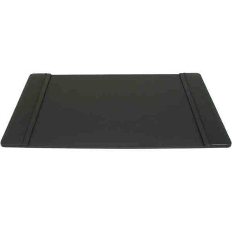 Bey Berk  Desk Pad, Black Leather
