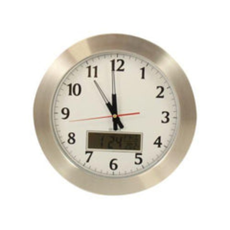Bey Berk Greenwich 15 Stainless Quartz Clock