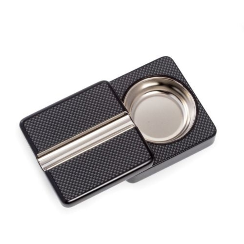 Bey Berk Pivot Design Carbon Fiber Single Cigar Ashtray