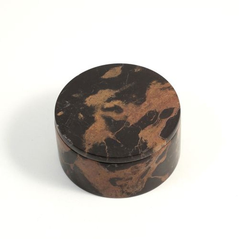 Bey Berk Tiger Eye Marble Round Box