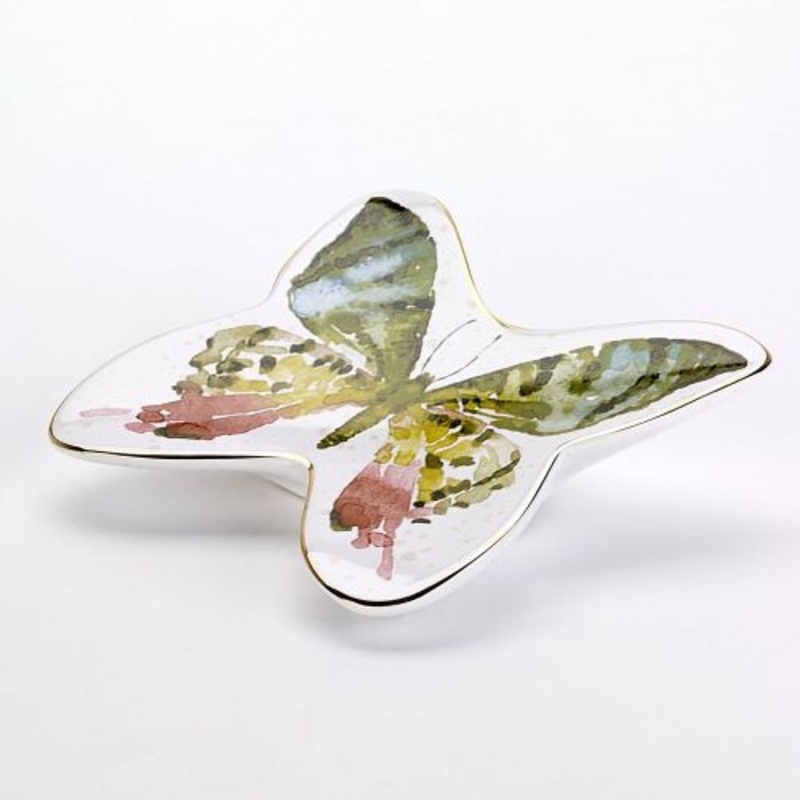 Avanti Linens Butterfly Garden Soap Dish