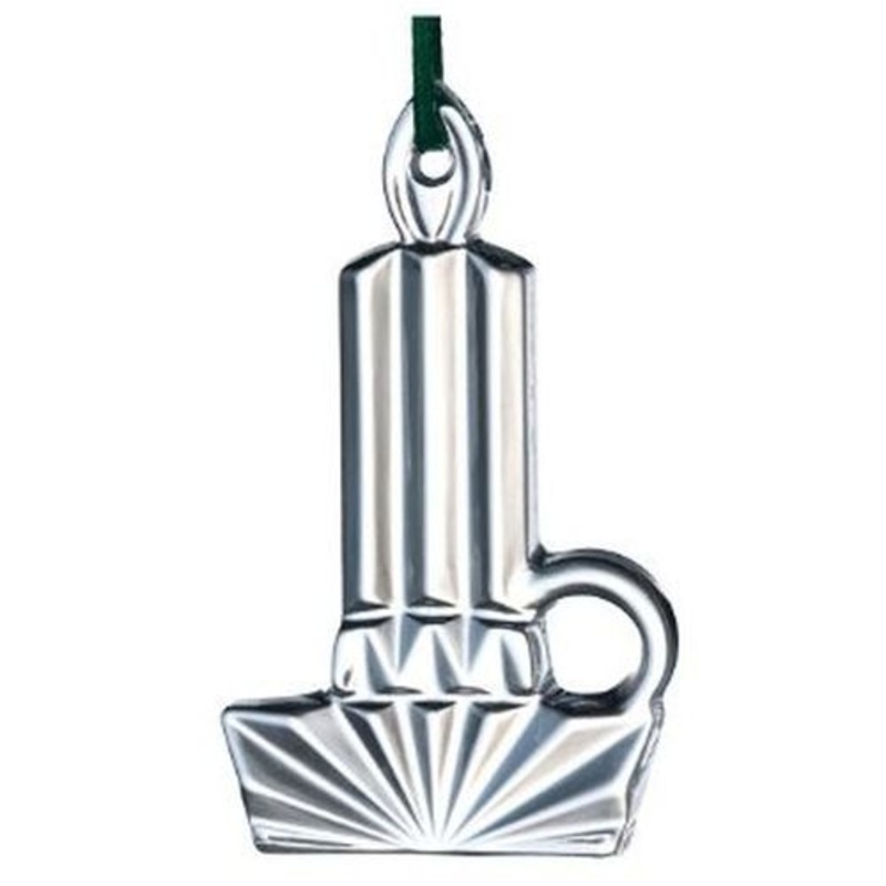 Galway Candle Ornament, Clear, Crystal, 6 x 4 x 4
