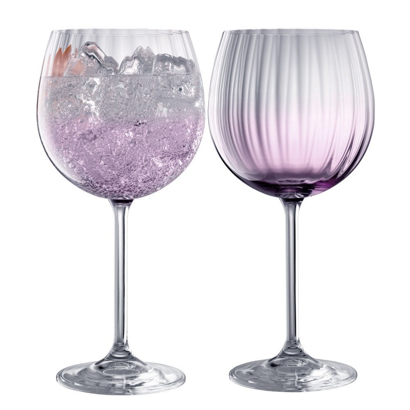 Galway Erne Gin & Tonic Pair,  Amethyst, Glass