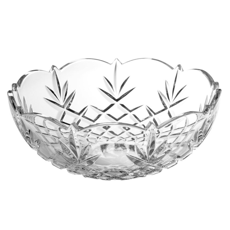 Galway Renmore 9 Bowl, Clear, Crystal