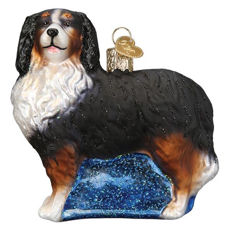 Old World Christmas Bernese Mountain Dog Ornament.