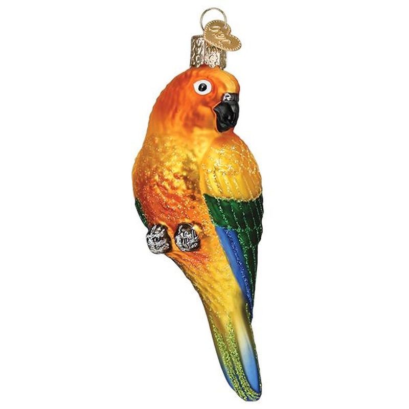 Old World Christmas Sun Conure Bird Ornament