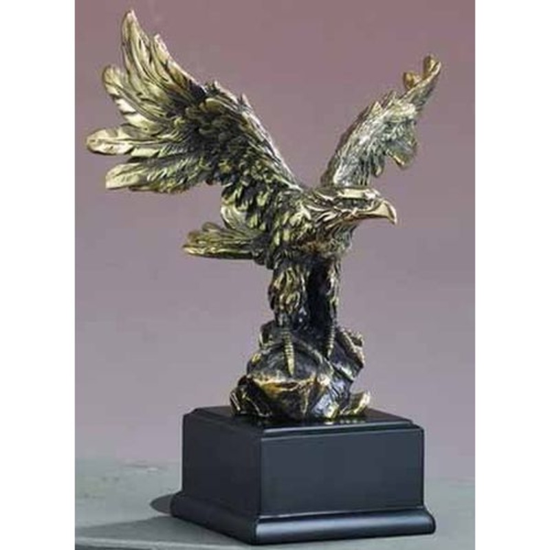 Treasure of Nature Gold Eagle Statue American Eagle, 7.5 x 5