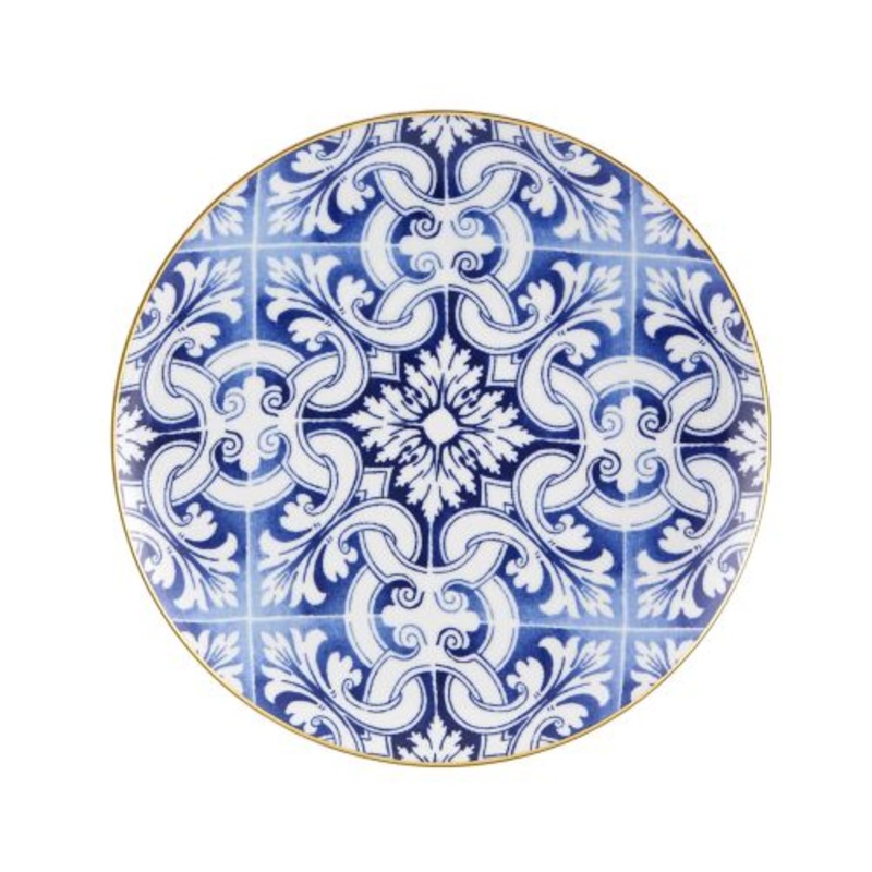 Vista Alegre Transatlantica Tile Charger, Porcelain