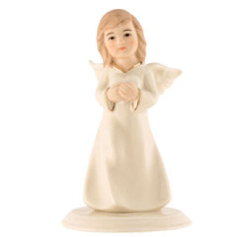 Belleek Mini Angel Of Love, Porcelain
