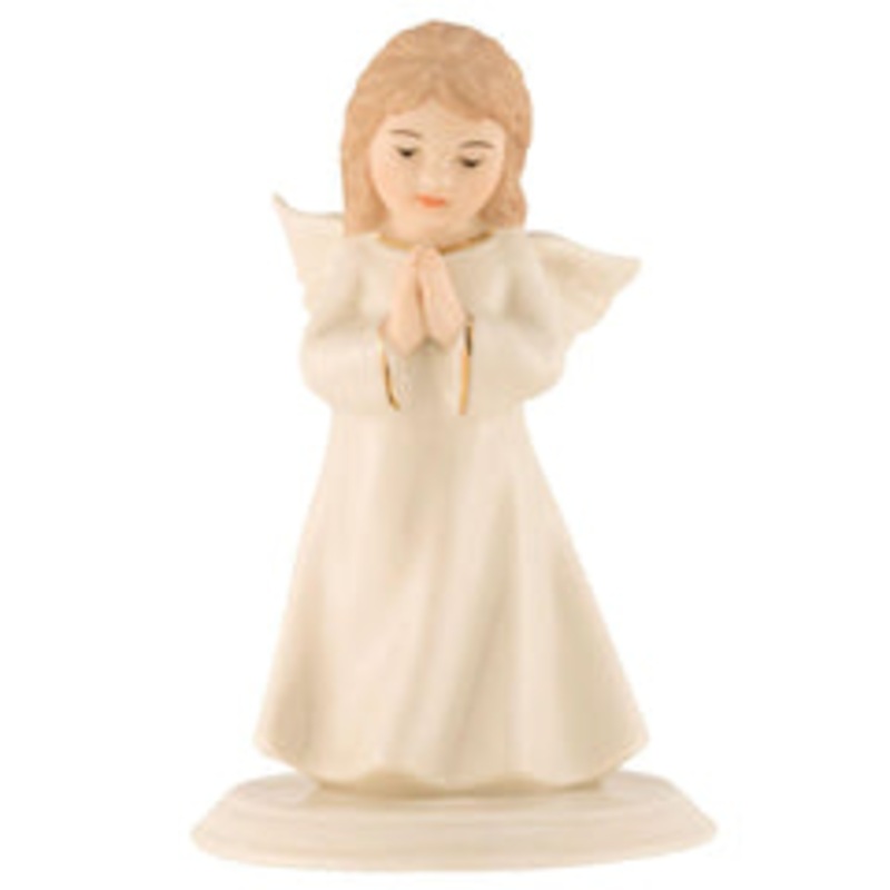 Belleek Mini Angel Of Prayer, China