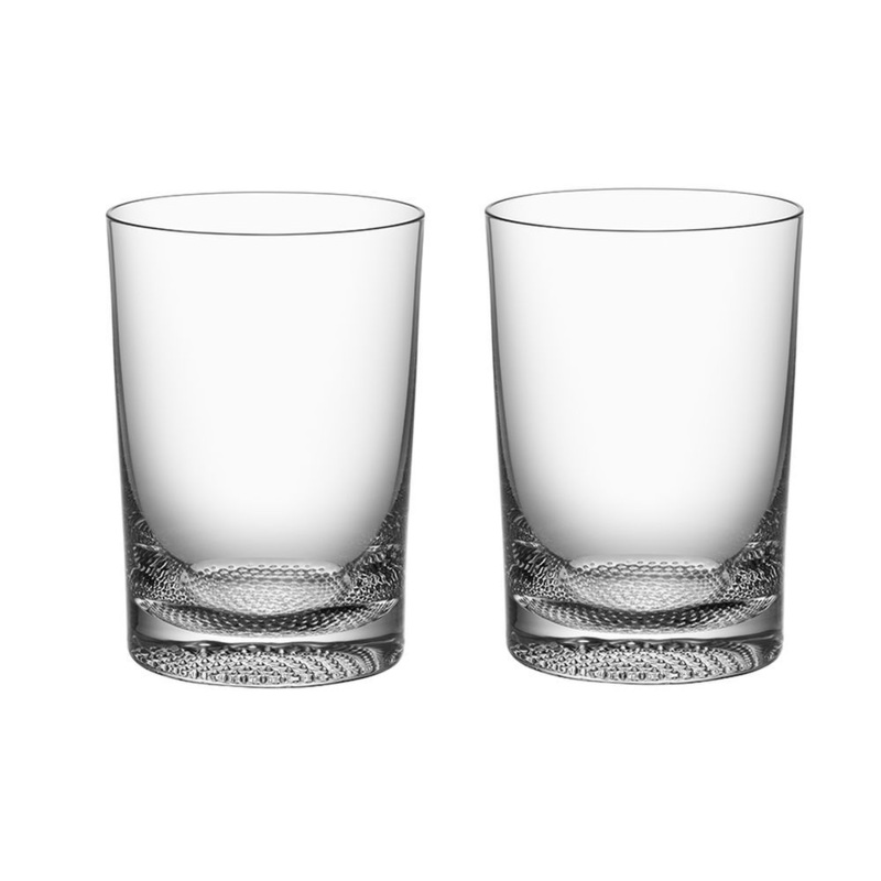 Kosta Boda Limelight Tumbler Glass Pair, Crystal, Clear