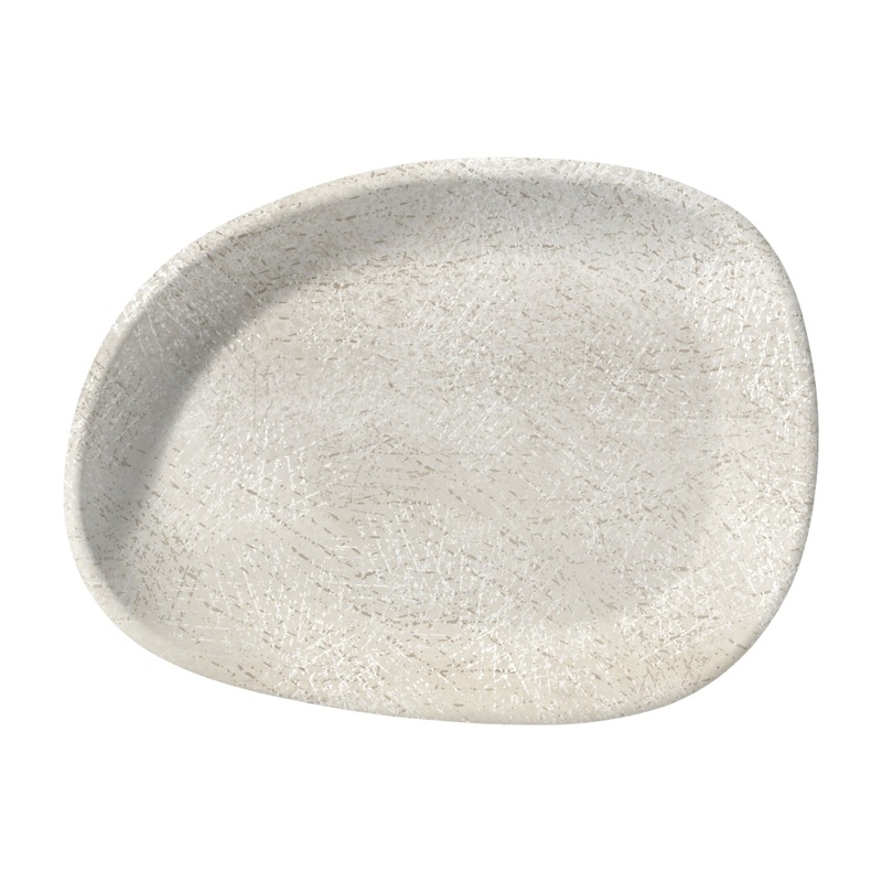 Merritt International Canvas Beige 6.5 Appetizer Plate Melamine Set Of 12