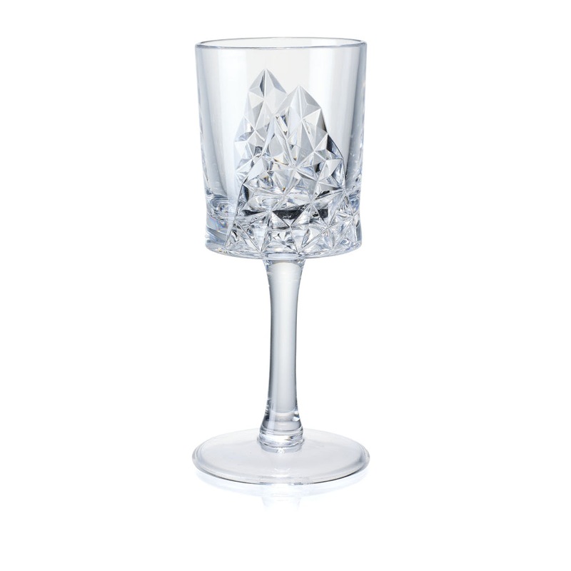 Merritt International Glacier 8 oz. Acrylic Wine Glass – Clear Set Of 12