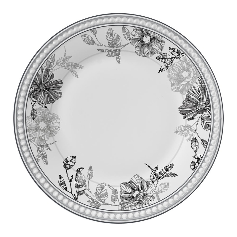 Merritt International Shadowbrook 10.5 Dinner Plate Melamine Set Of 6