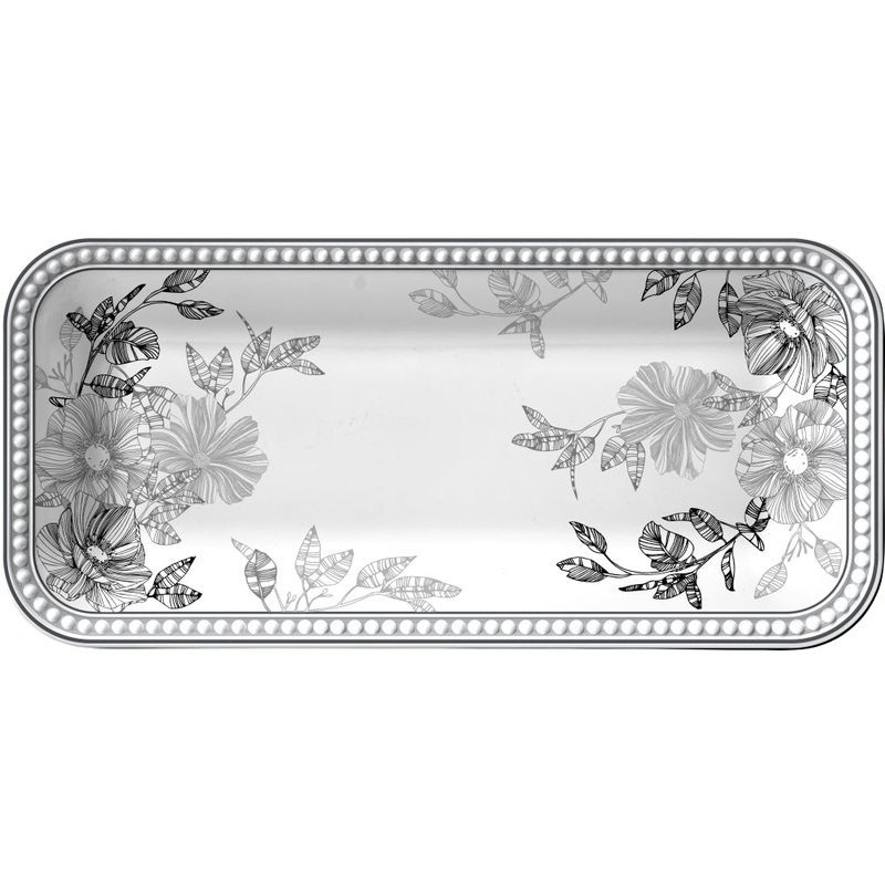 Merritt International Shadowbrook 16 x 7.5 Appetizer Tray Melamine