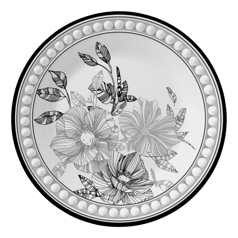 Merritt International Shadowbrook 6 Appetizer Plate Melamine Set Of 12