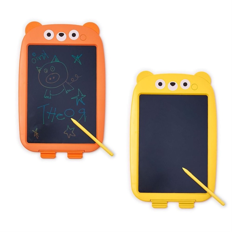 Two’s Company Doodle Bear LCD Screen Sketch Board with Stylus Pen in Gift Box Assorted 2 Colors