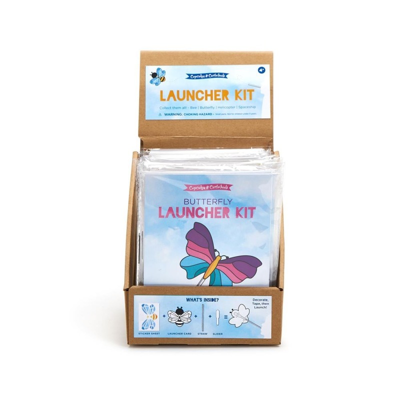 Two’s Company Party Fun-vors 48-Pieces Launcher Kit with Countertop In 4 Individually Packed Designs