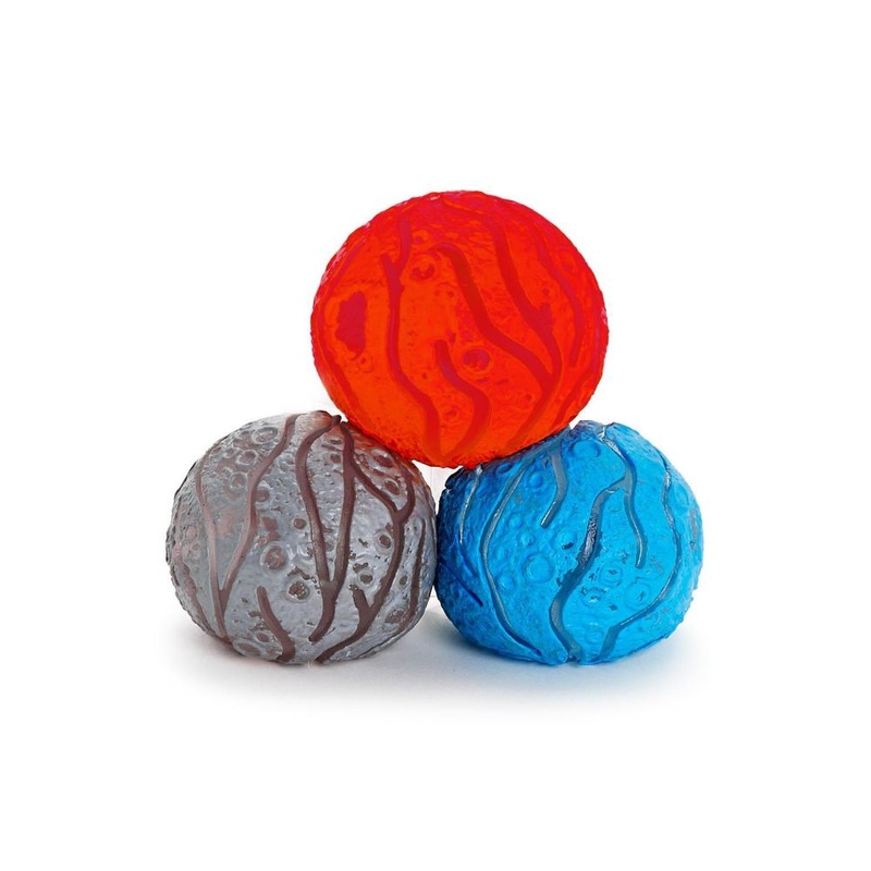 Two’s Company Refill for Molten Rock 30-Pieces Meteorite Light Up Gel Bead Ball In 3 Colors