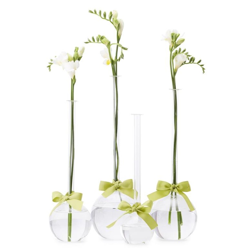 Two’s Company Sleek and Chic Set of 4 Bubbles Vases