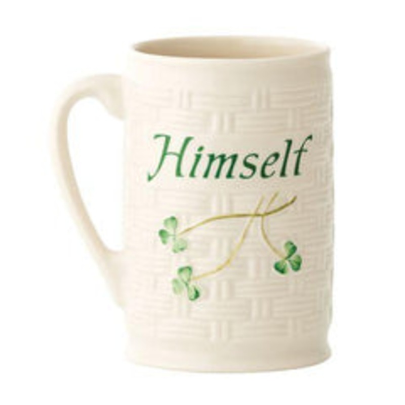 Belleek 4 1/2 Mug, Himself, China