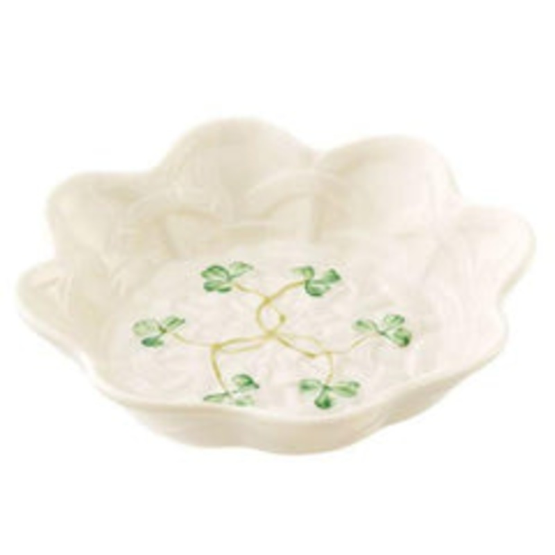 Belleek Shamrock Sweet Dish, China
