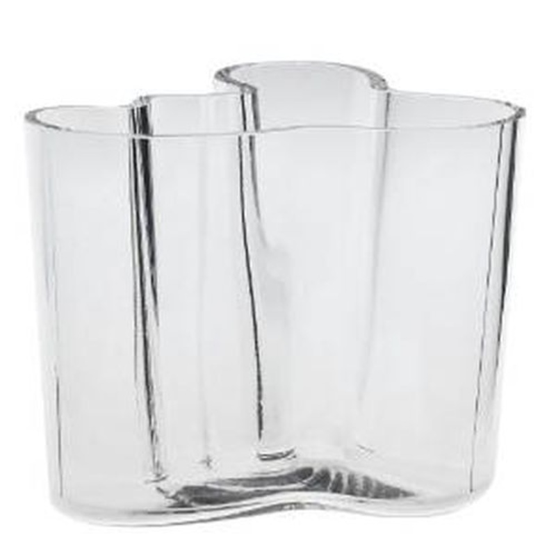 Iittala Aalto Vase, 4.75 inches, Clear, Glass