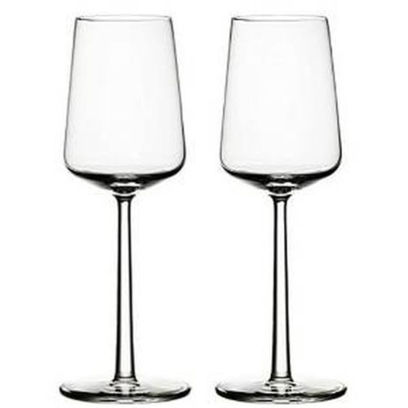 Iittala Essence White, Set of 2, 11.25 Oz., Glass