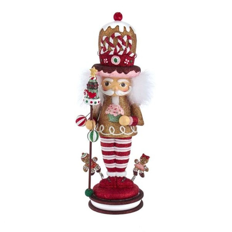 Kurt Adler 16.5 Hollywood Ginger King Nutcracker, Gold