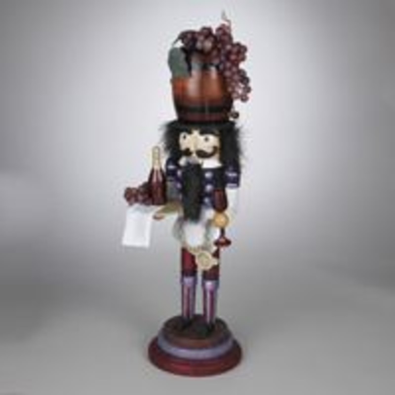 Kurt Adler 19 Wine Nutcracker, MultiColor