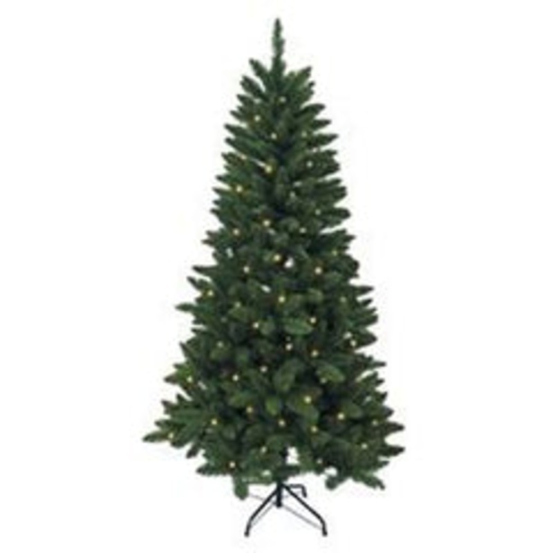 Kurt Adler 6′ Pre-Lit Led Green Pine Tree