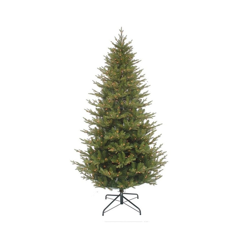 Kurt Adler 7.5′ Pre-Lit Frasier Fir Tree, Green, PVC