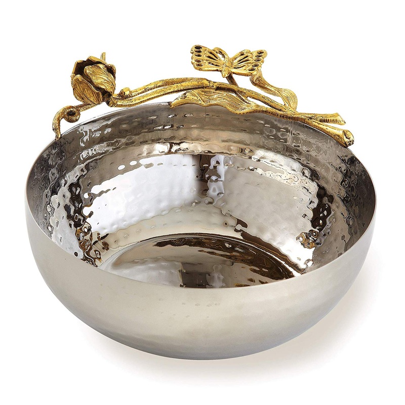 Leeber Butterfly Salad Bowl, Stainless Steel