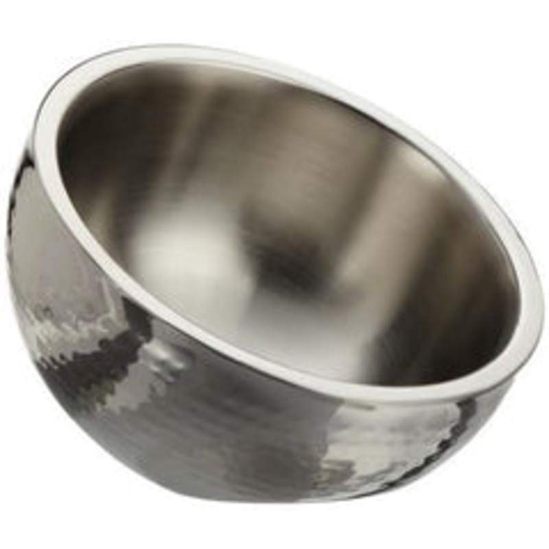Leeber Serving Bowl, 12, Stainless Steel, Dual Angle, Doublewall