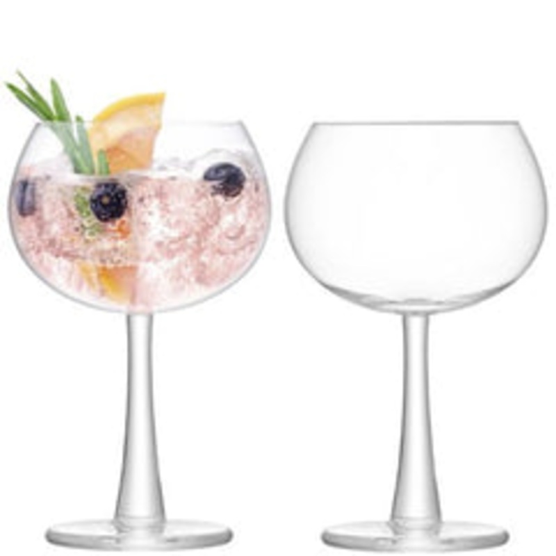 LSA International Gin Balloon Glass Clear, Set of 2, Glass
