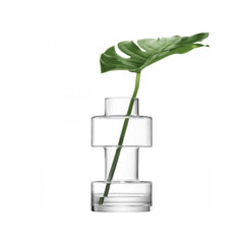 LSA International Metropole Kaliningrad Vase, H33cm, Clear, Glass