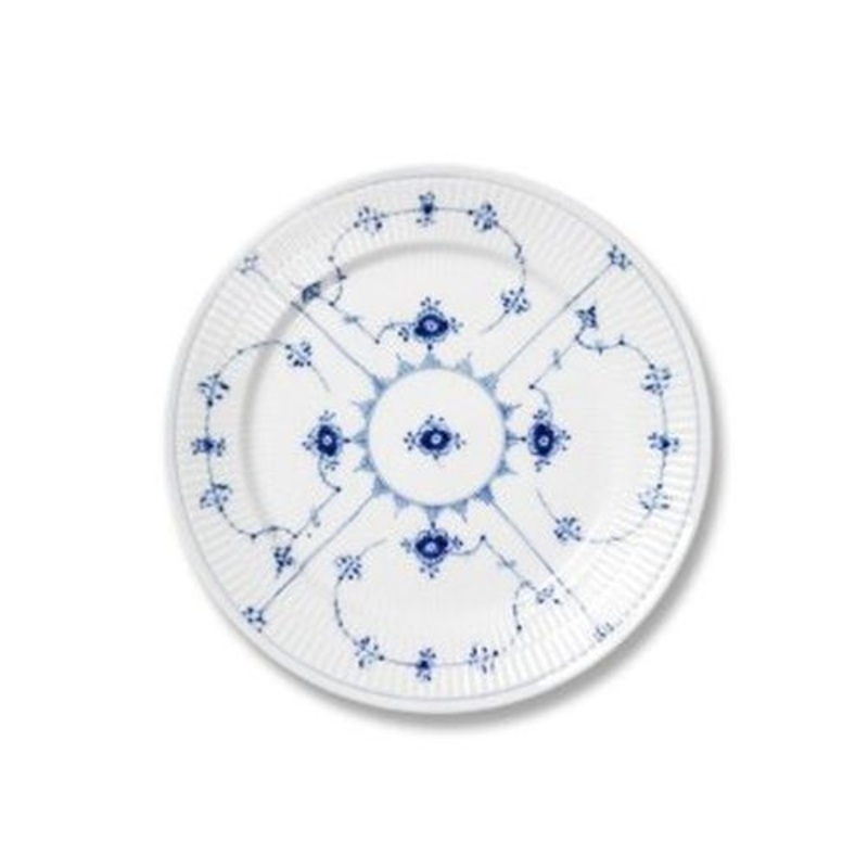 Royal Copenhagen Blue Fluted Plain Dinner Plate 10.75 Inch
