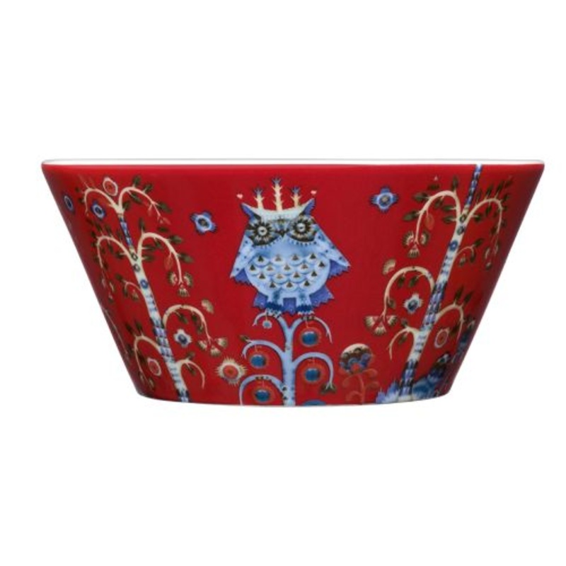 Royal Copenhagen Iittala Taika 20 Oz. Red Pasta Bowl, Porcelain