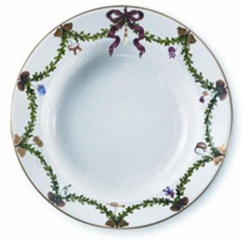 Royal Copenhagen Star Fluted Salad Plate, 8.75 inches, Porcelain