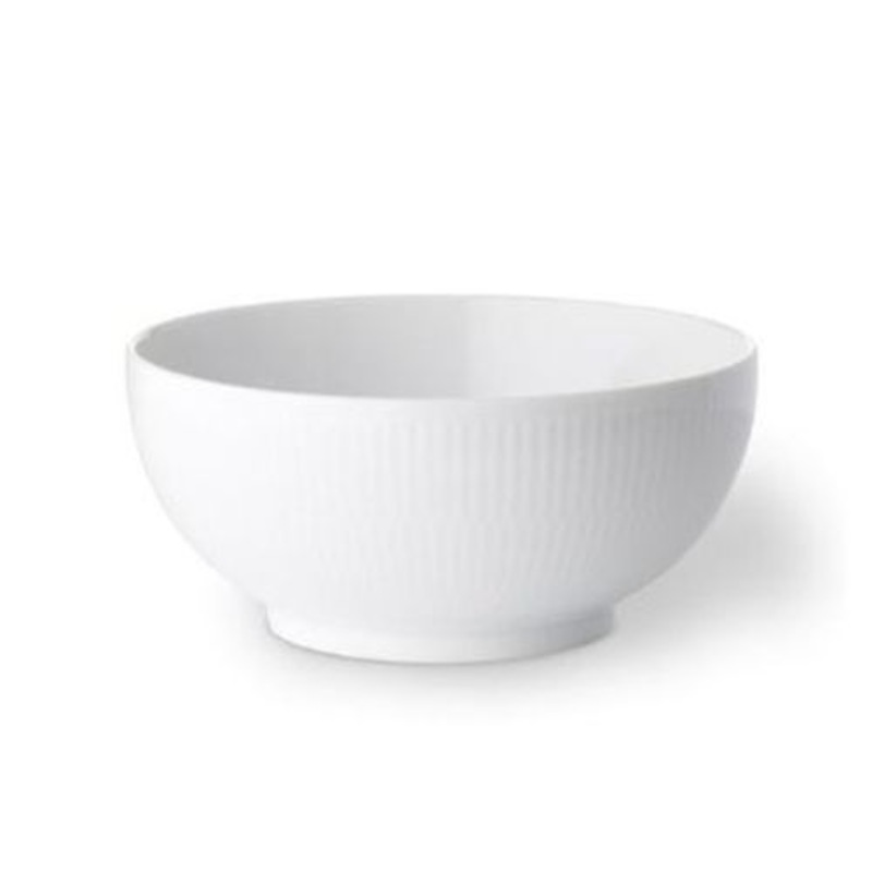 Royal Copenhagen White Fluted Bowl, 1.5 Pint, Porcelain